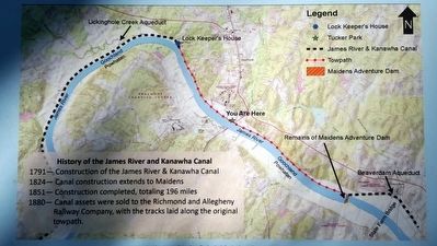 History of the James River and Kanawha Canal image. Click for full size.