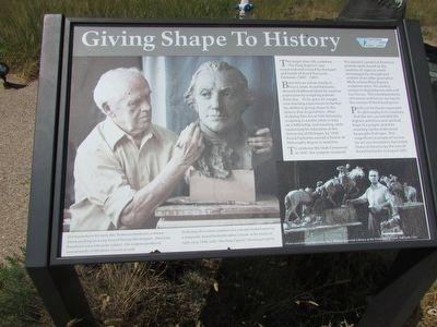 Giving Shape to History Marker. Click for full size. Giving Shape to History Marker image. Click for full size.