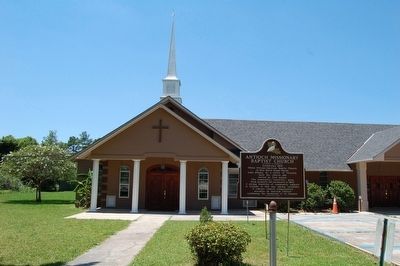 Antioch Missionary Baptist Church and Marker image. Click for full size.