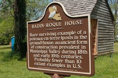 Badin - Roque House Marker image. Click for full size.