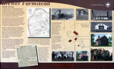 Brewer Farmstead Marker. Click for full size. Brewer Farmstead Marker image. Click for full size.