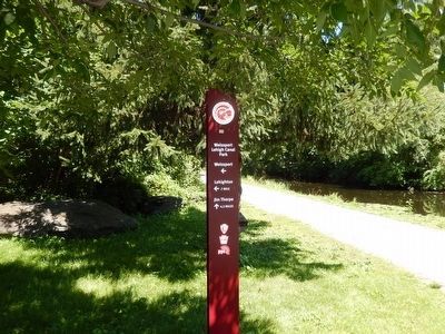 Weissport Lehigh Canal Park-sign at the entrance image. Click for full size.
