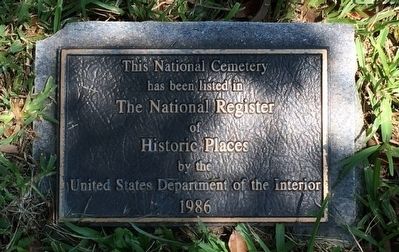 National Register of Historic Places plaque. image. Click for full size.