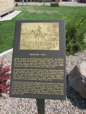 Mexican Hill Marker. Click for full size. Mexican Hill Marker image. Click for full size.