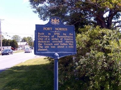 Fort Norris Marker image. Click for full size.