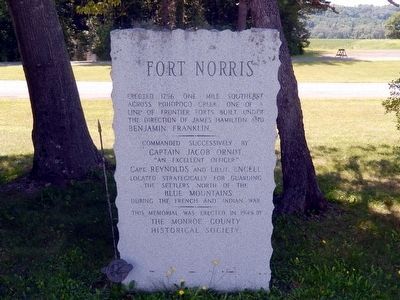 This Fort Norris Marker is next to the other Fort Norris Marker image. Click for full size.