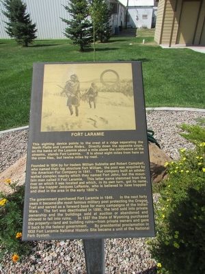 Fort Laramie Marker image. Click for full size.