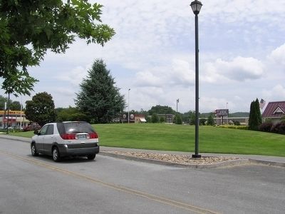 The McMahan Indian Mound from Rivertrail Ln.. Click for full size. The McMahan Indian Mound from Rivertrail Ln. image. Click for full size.