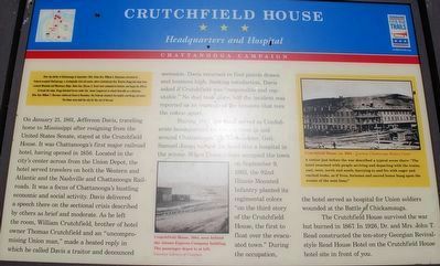 Crutchfield House Marker. Click for full size. Crutchfield House Marker image. Click for full size.