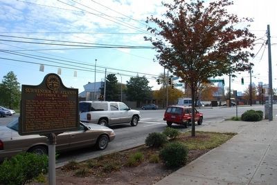 Surrender of Atlanta Marker. Click for full size. Surrender of Atlanta Marker image. Click for full size.