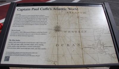Captain Paul Cuffe's Atlantic World Marker. Click for full size. Captain Paul Cuffe's Atlantic World Marker image. Click for full size.