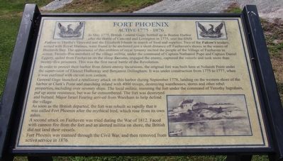 Fort Phoenix Marker. Click for full size. Fort Phoenix Marker image. Click for full size.