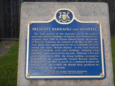 Prescott Barracks and Hospital Marker image. Click for full size.