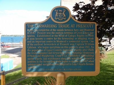 The Forwarding Trade at Prescott Marker image. Click for full size.