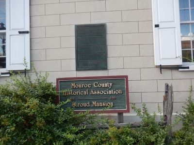 Stroud Mansion Marker. Click for full size. Stroud Mansion Marker image. Click for full size.