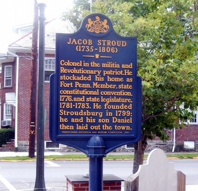 Jacob Stroud Marker image. Click for full size.