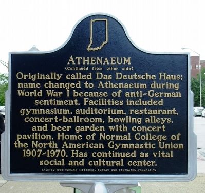 Anthenaeum Marker. Click for full size. Anthenaeum Marker image. Click for full size.