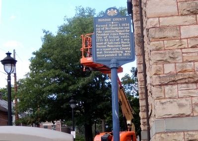 Monroe County Marker image. Click for full size.