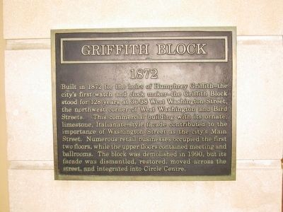 Griffith Block Marker image. Click for full size.