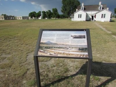 Fort John – The Second Fort Laramie Marker image. Click for full size.