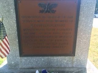Stonington War Memorial Marker. Click for full size. Stonington War Memorial Marker image. Click for full size.