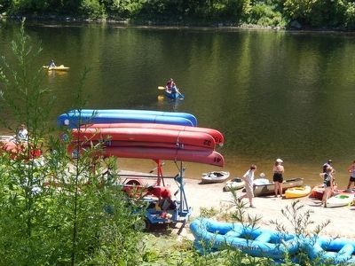Delaware Water Gap-Delaware River. Click for full size. Delaware Water Gap-Delaware River image. Click for full size.