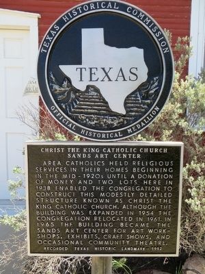 Christ The King Catholic Church Marker. Click for full size. Christ The King Catholic Church Marker image. Click for full size.