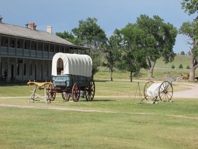 Handcarts at Fort Laramie image. Click for full size.