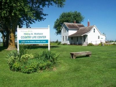 Henry A. Wallace Birthplace at the Country Life Center. Click for full size. Henry A. Wallace Birthplace at the Country Life Center image. Click for full size.