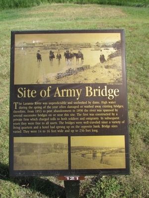 Site of Army Bridge Marker image. Click for full size.