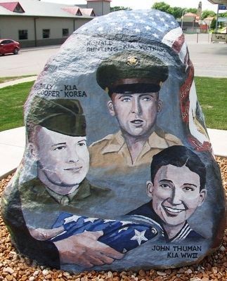 Corning Freedom Rock Veterans Memorial image. Click for full size.