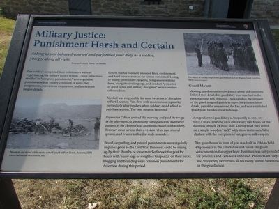 Military Justice: Punishment Harsh and Certain Marker image. Click for full size.
