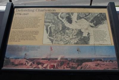 Defending Charleston Marker. Click for full size. Defending Charleston Marker image. Click for full size.