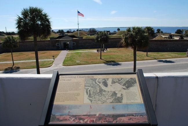 Defending Charleston Marker. Click for full size. Defending Charleston Marker image. Click for full size.