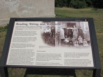 Reading, ‘Riting, and ‘Rithmetic Marker. Click for full size. Reading, ‘Riting, and ‘Rithmetic Marker image. Click for full size.