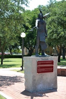 The sculpture <i>Sacred Wind</i><br>by McMurry alumnus Terry Gilbreath. Click for full size. The sculpture <i>Sacred Wind</i><br>by McMurry alumnus Terry Gilbreath image. Click for full size.