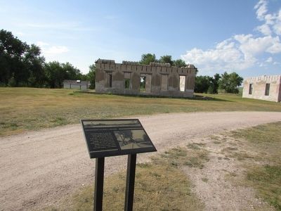 Refinement at Fort Laramie Marker. Click for full size. Refinement at Fort Laramie Marker image. Click for full size.