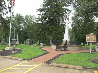 Union Township Civil War Monument Marker. Click for full size. Union Township Civil War Monument Marker image. Click for full size.