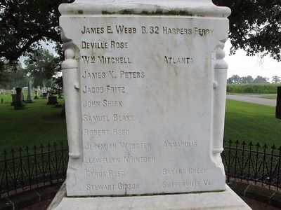 Union Township Civil War Monument Marker. Click for full size. Union Township Civil War Monument Marker image. Click for full size.