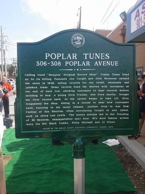 Poplar Tunes Marker. Click for full size. Poplar Tunes Marker image. Click for full size.