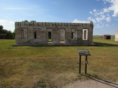 Officers Quarters Marker. Click for full size. Officers Quarters Marker image. Click for full size.