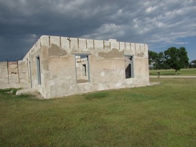 Officers Quarters Ruins. Click for full size. Officers Quarters Ruins image. Click for full size.