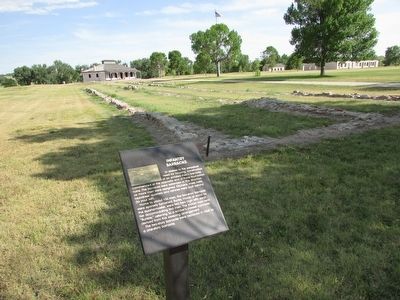 Infantry Barracks Marker. Click for full size. Infantry Barracks Marker image. Click for full size.