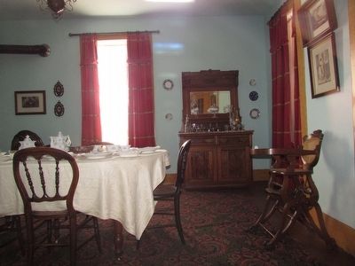 Dining Room in the Surgeon’s Quarters. Click for full size. Dining Room in the Surgeon’s Quarters image. Click for full size.
