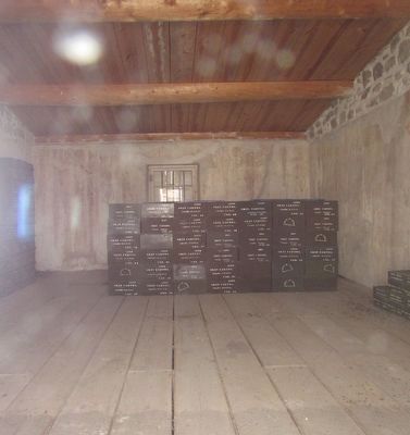 Inside the Magazine at Fort Laramie. Click for full size. Inside the Magazine at Fort Laramie image. Click for full size.