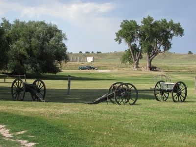 Cannon and Limber at Fort Laramie. Click for full size. Cannon and Limber at Fort Laramie image. Click for full size.