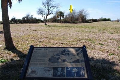 Palmetto Fort Marker image. Click for full size.