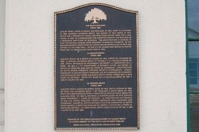Erath Building Marker image. Click for full size.