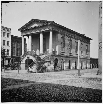 1865 Charleston, S.C. The old Market House (188 Meeting Street) image. Click for full size.