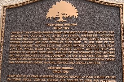 The Murray Building Marker image. Click for full size.